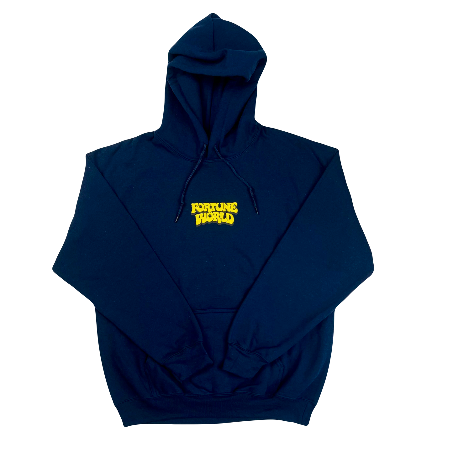 NAVY LOGO HOODIE